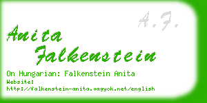 anita falkenstein business card